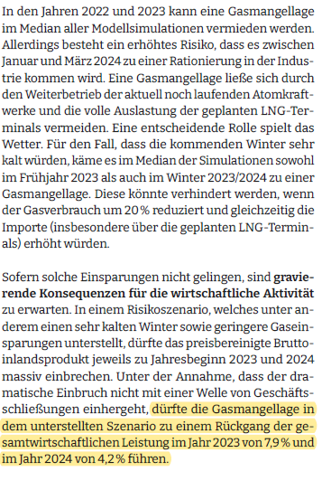 PeterBofinger's tweet photo. Beunruhigendes Risikoszenario in der heute vorgestellten Gemeinschaftsdiagnose mit Rückgang des BIP um 7,9 % im Jahr 2023 und 2,4 % im Jahr 2024.
https://t.co/94U3GrIPA5 https://t.co/BaR8tG0cws