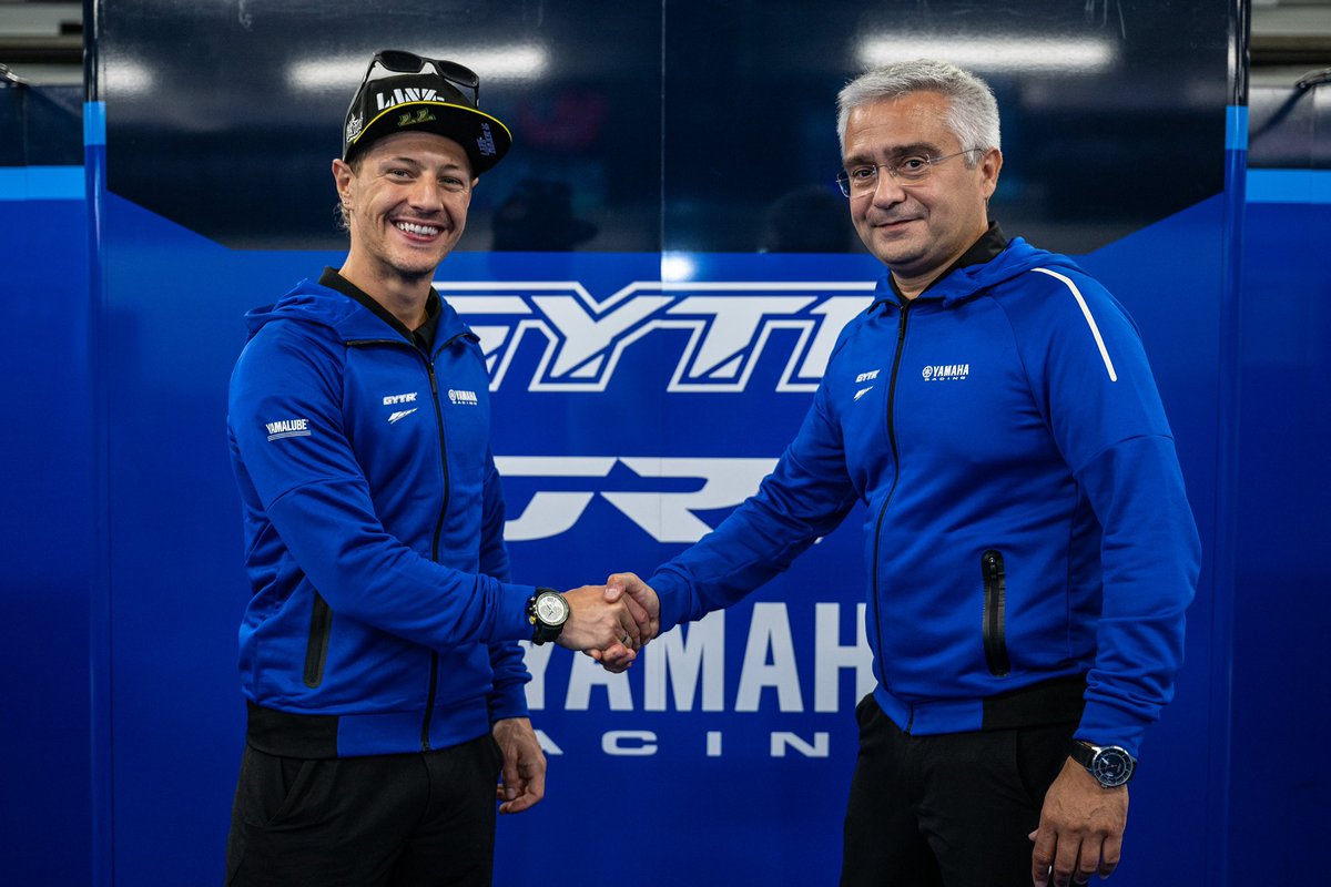 DomiAegerter77's tweet photo. 🚨🚨🚨I’m super happy to join Yamaha in the @worldsbk championship next season. It is a great opportunity for me, and a fantastic reward for the world championship title last year and for leading the WorldSSP series this year… read more on https://t.co/2Sxu1KJNGl https://t.co/XcuMFeBKPn