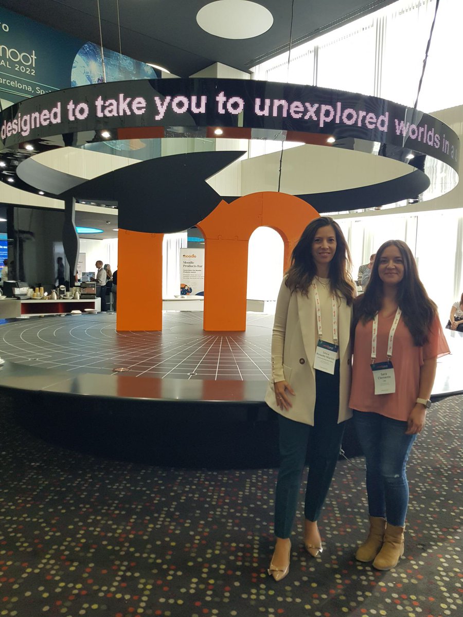 Nuestras coordinadoras de Entornos eLearning <a href="/srosadom/">Silvia Rosado</a> y <a href="/SaraClementeS/">Sara Clemente</a> están en la #MootGlobal22 Barcelona. ¡Explorando y compartiendo las mejores prácticas para el futuro de la educación! 🚀

<a href="/mootglobal/">MoodleMoot Global | #MootGlobal25</a>