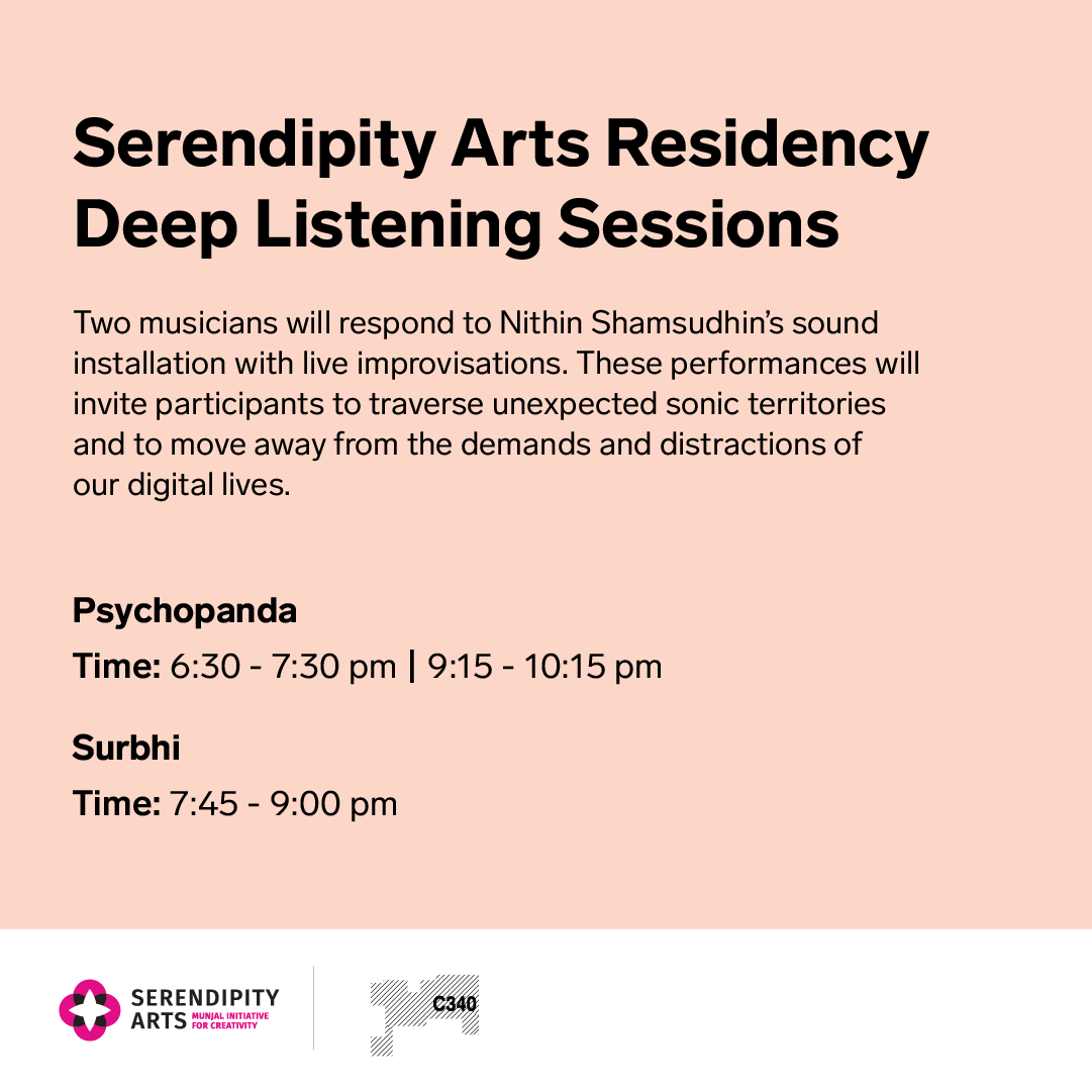 Join us for a Deep Listening Session.
Switch off your digital life and immerse yourself.

Register Now! forms.gle/rcT87WhW2y37cq…