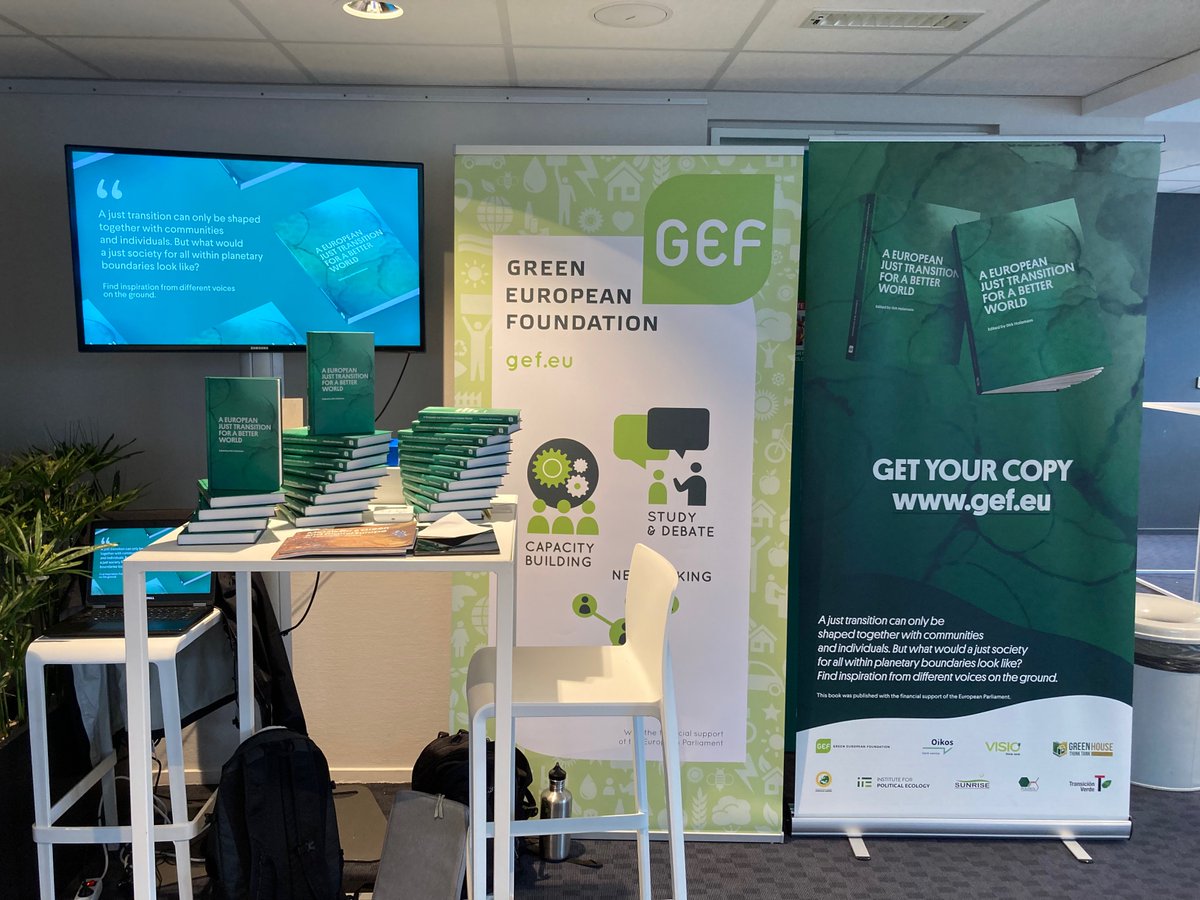 Today we are at the European Sustainable Energy Week (#EUSEW) with copies of our Just Transition book ➡️book-just-transition.eu & other publications! Come say hi if you're around😎 🍀 @euenergyweek