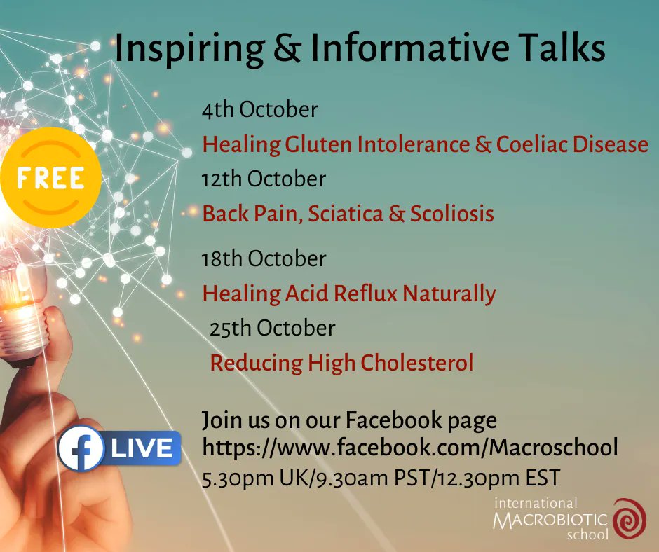 You are invited to a series of FREE online talks by Oliver Cowmeadow. 

Mark these dates in your calendar and hop on over to our Facebook page at the time of the talk to plug in.