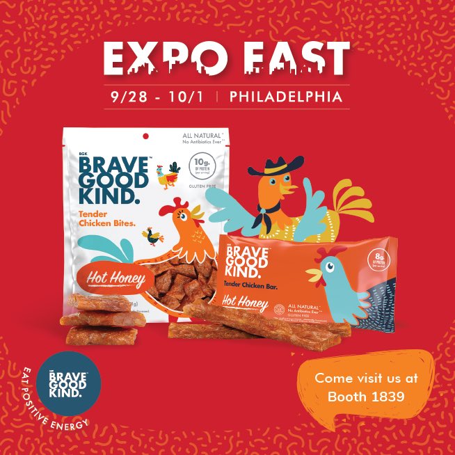 Prabal_C's tweet photo. Come stop by Booth # 1839, meet #bgk team and taste some @bravegoodkind deliciousness. #eatpositiveenergy #healthysnacking #expoeast #expoeast2022 #Philadelphia https://t.co/e2RmQUPcUj