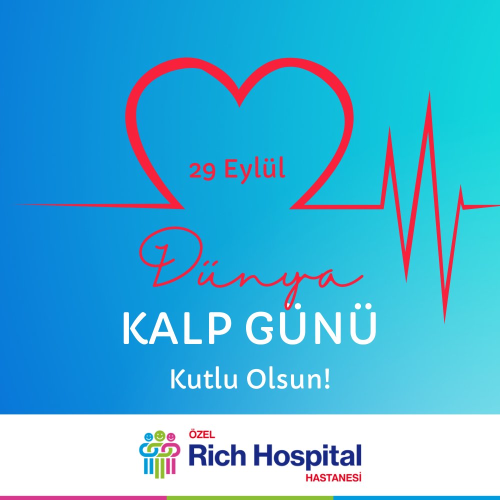 Sağlığınız ve sevdikleriniz için kalbinize iyi bakın!♥️
#29eylüldünyakalpgünü #sağlık #richhospital