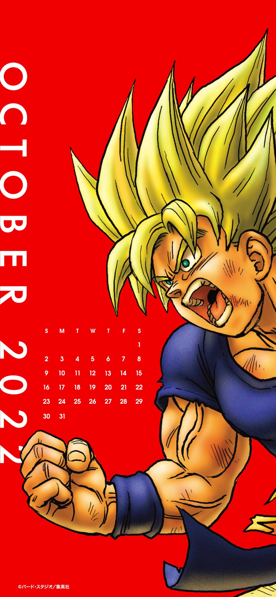 ドラゴンボールカレンダー2025】駿河屋 - ドラゴンボールZ 1991年度