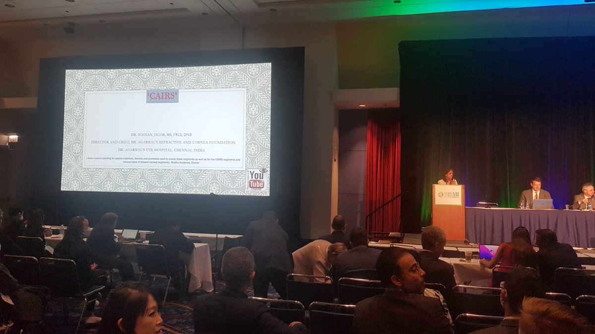 drsoosanjacob's tweet photo. Invited to talk on #CAIRS @ PanCornea Joint Symposium @ #WCCVIII. Great session offering many pearls for diagnostics & treatment for #keratoconus! https://t.co/iRUfJYVdtG #corneasociety #cornea #CornealAllogenicIntrastomalRingSegment #CXL #DALK #CornealTransplant #INTACS #ICRS https://t.co/qFZKVzEgim