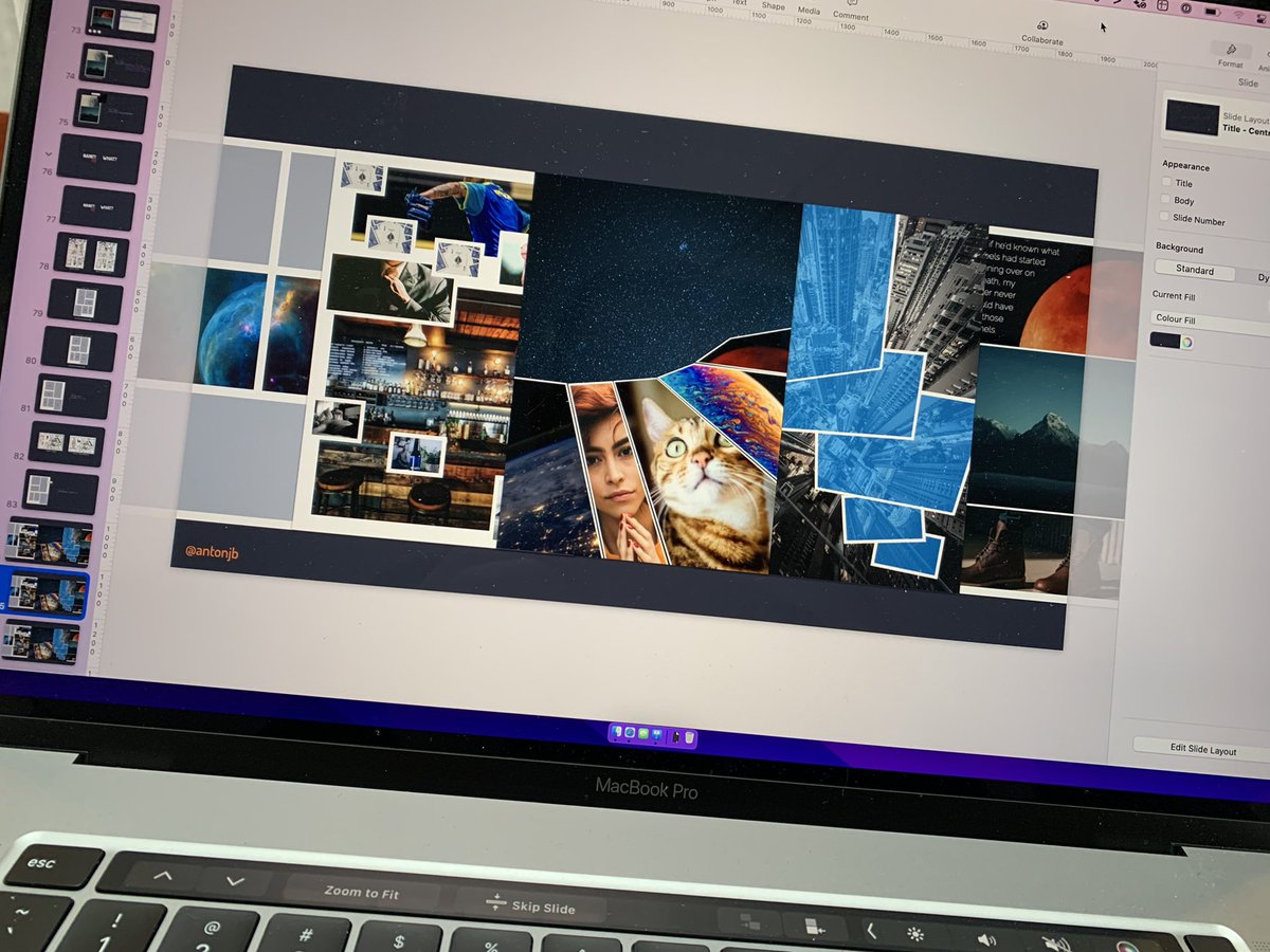 Some final talk prep before my Superhero layout talk at #NDCOslo. If you’re interested in seeing comic layouts come to life in the browser I’m in room 3 at 10:20 Friday.