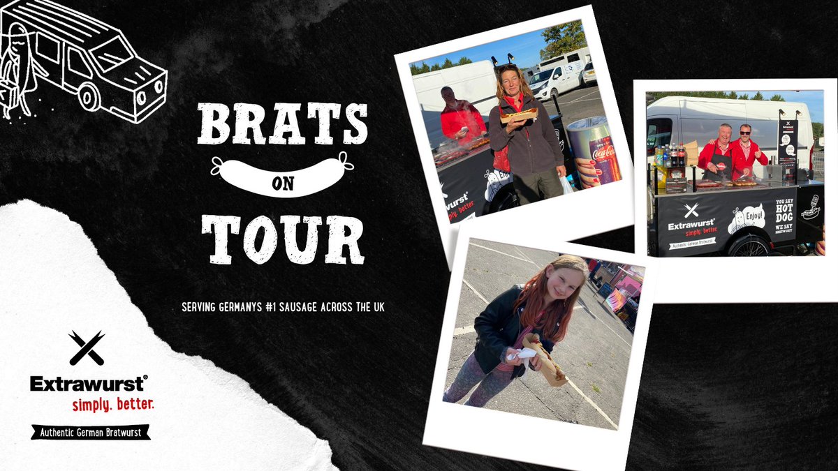 Brats on tour!
Look out for our new Extrawurst UK trailers and bikes popping up around the UK serving Germanys #1 sausage
Events, shopping centres, Christmas markets +more. Follow us to keep track of our next stops
#bratwurst #hotdog #events