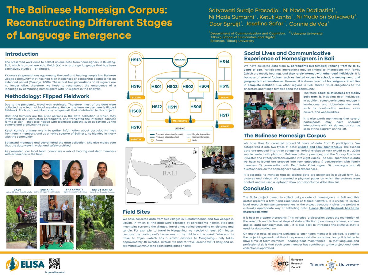 Excited to introduce the Balinese homesign corpus here at #TISLR14
