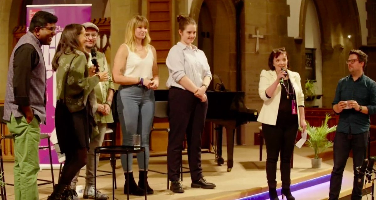 TheOutsider40's tweet photo. Privilege to be welcomed into @HeartEdge_ family and energised by the hope! Also got to hangout with cool people @GraceREThomas @RMannWriter, join in @theologyslam @ShervingtonD and listen to the present and future of theology @alex_clareyoung @VicAnneTurner and Amanda Higgin. https://t.co/DYuRsK7WqJ