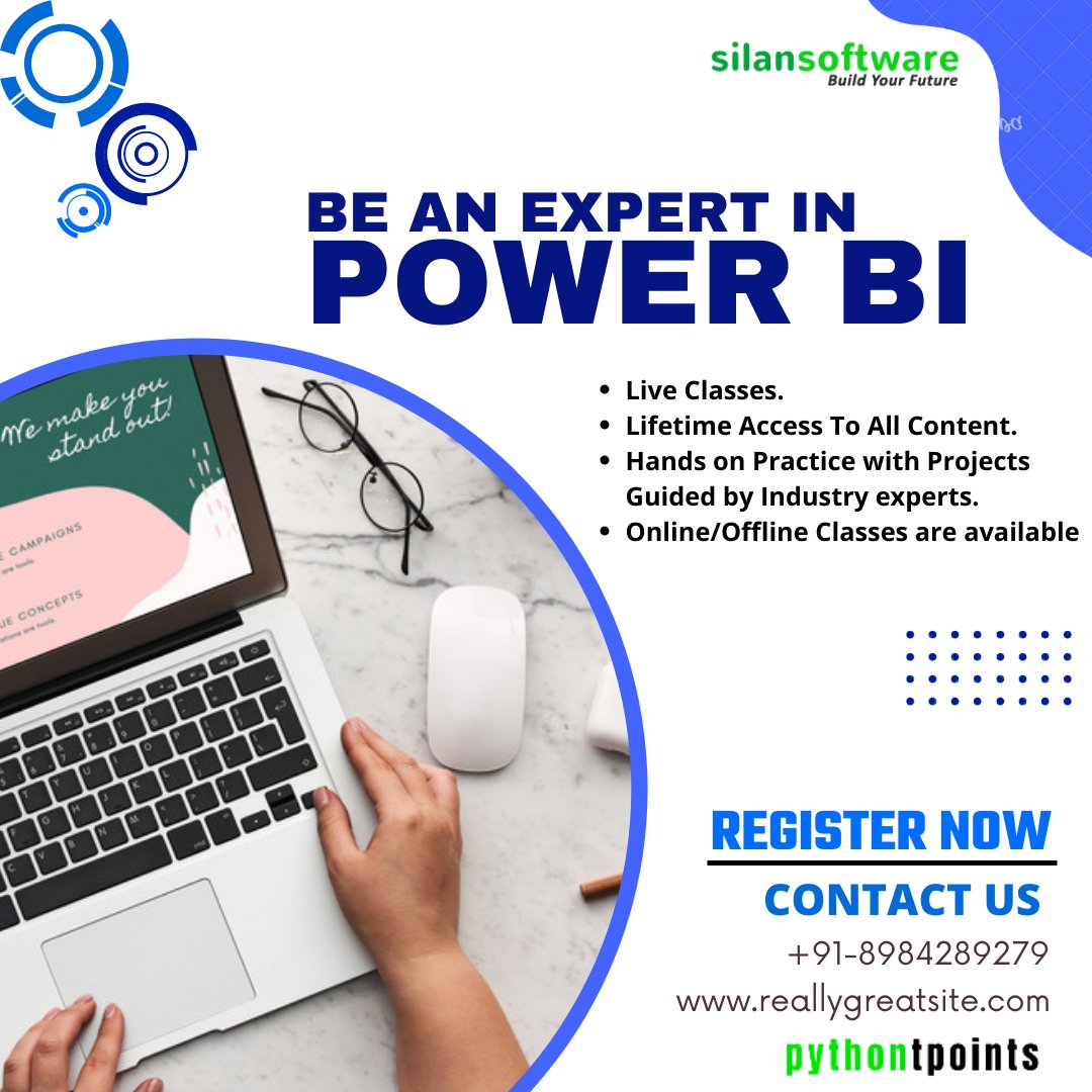 SilanSoftware's tweet photo. Build your career with Power BI course!!
No prior coding knowledge require to start a career with power bi..
#powerbi #powerbicourse #powerbicourseonline #softwaretrainner #trainingcentre #silansoftwarebbsr #PowerBI #PowerBICourse #DataAnalyticsJobs #dataanalysis #bi https://t.co/5Qakh8U9g7