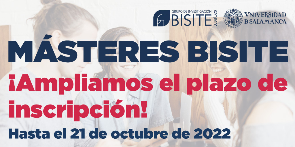 📣¡Todavía tienes oportunidad de preinscribirte en nuestros másteres y expertos! Hemos ampliado el plazo hasta el 21 de octubre. 

Puedes ver toda la oferta formativa aquí ⏭️masteresbisite.usal.es

#Blockchain #ciberseguridad #IoT #smartcities #transformacióndigital #impresión3D