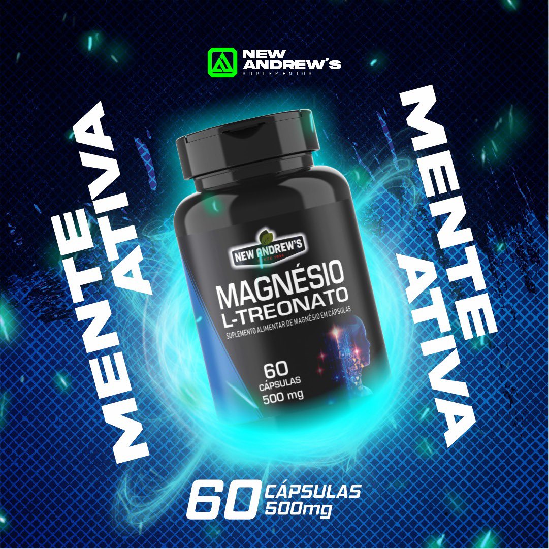 ProdutosAndrew's tweet photo. Magnésio L-Treonato é um mineral amplamente indicado para pessoas com déficit de memória e dificuldades de concentração.
Contribui também na melhora da qualidade do sono e atua na prevenção de doenças neurodegenerativas, como o Alzheimer. https://t.co/vnOajjMmnC