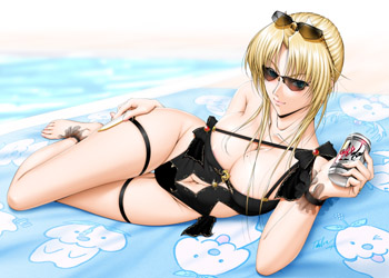 セフィリアさん「女の魅力は30を超えてからよ」
なんとなく作ったブラックバージョン他にも色々FANNBOXで後悔…じゃない公開予定。😅
明日ぐらいには表情含めて差分80枚前後組み立て完成予定～。

セフィリアおばさ…んじゃない王妃様(39)の水着脱衣姿の破壊力…じゃない魅力を味わうが良いわ!😗 