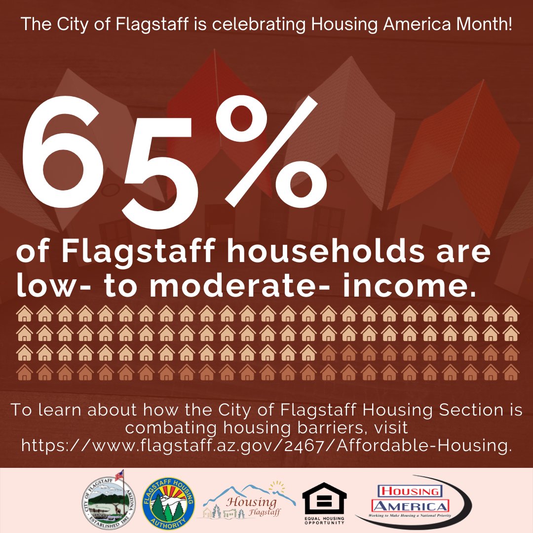 To learn about how the City of Flagstaff Housing Section is combating housing barriers, visit flagstaff.az.gov/2467/Affordabl…