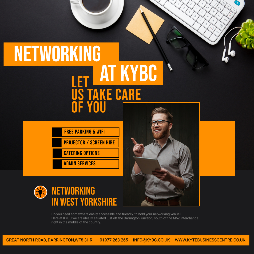 KybcBusiness's tweet photo. NETWORKING AT KYBC
Do you need somewhere easily accessible and friendly, to hold your networking venue?

Here at KYBC we are ideally situated just off the Darrington junction, south of the M62 interchange right in the middle of the country. https://t.co/6MkFbTkqsa