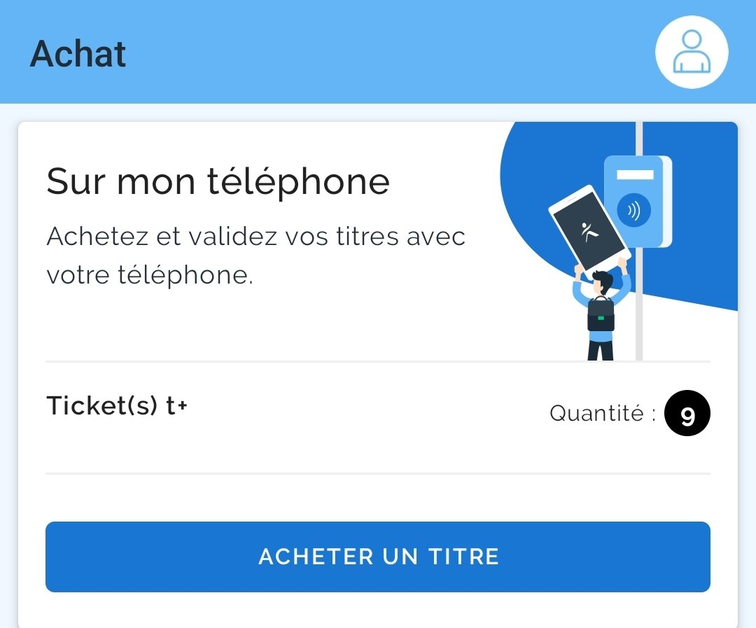 pascallandre's tweet photo. @LelloucheNico @IDFmobilites Je vois le nombre de tickets restants dans le haut du menu Achat
Il m'en reste 9 sur un "carnet" de 10 https://t.co/yGNVdRODLM
