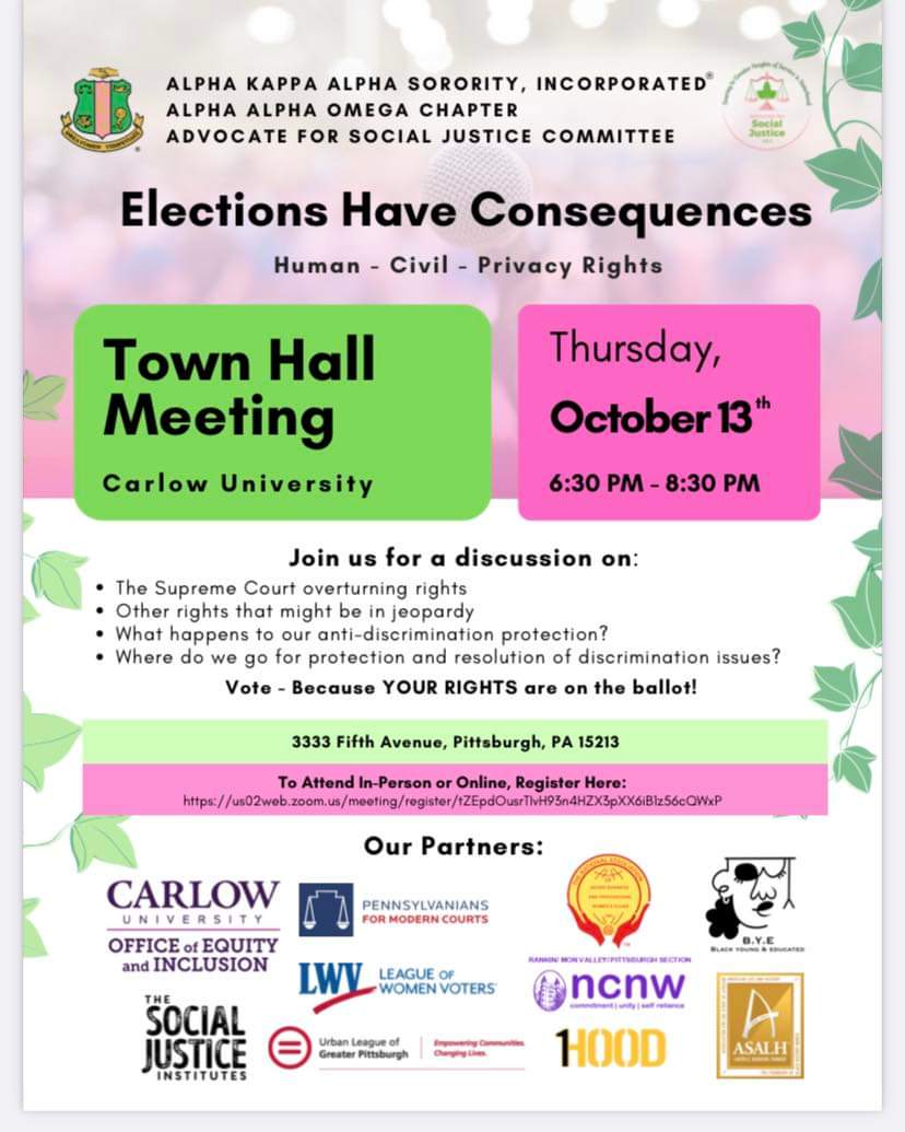 AKAPGHAAO's tweet photo. Alpha Kappa Alpha Sorority,
Incorporated® recognizes that every citizen of this nation has a voice to impact public policy decisions made on critical issues.

Let's SOAR to the polls and make our voice count!!

#AKA1908 #AKAGreatLakes #AKAPghAAO #SoarToThePolls #AKAsVote https://t.co/iGWWE8hHte