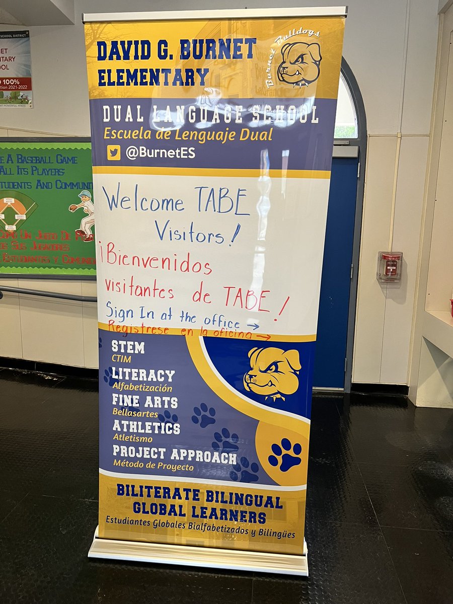 Daisy_Ech1's tweet photo. @BurnetES showcasing their wonderful dual language campus during the #TABE school visits! 📕📘🏫 @HISDMultiPrgms @monreal_sonya @MelbaHJohnson1 @B_Campos4 @LeticiaGemini @Gisele_Rosas1 https://t.co/oQyTYWBF5x