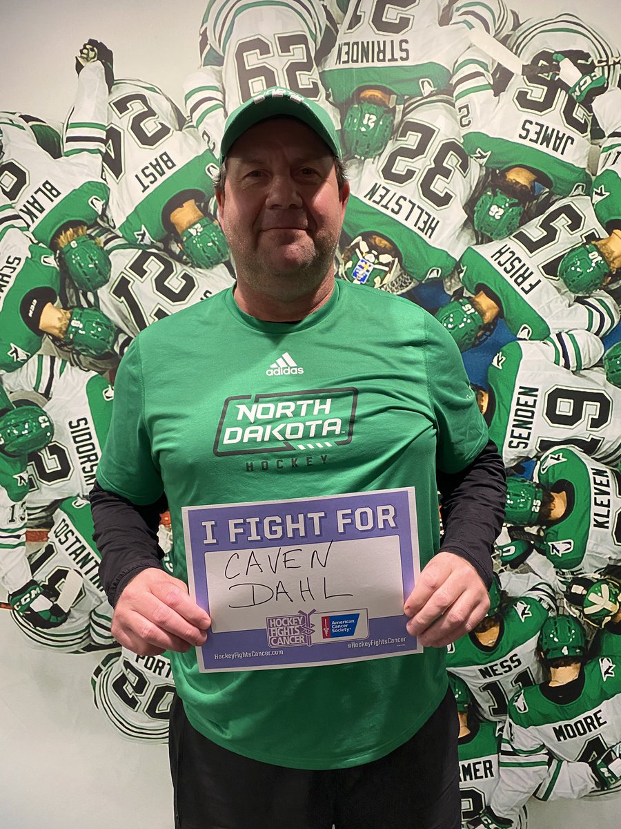 UNDmhockey's tweet image. This is why we fight. 

#UNDproud | #HockeyFightsCancer