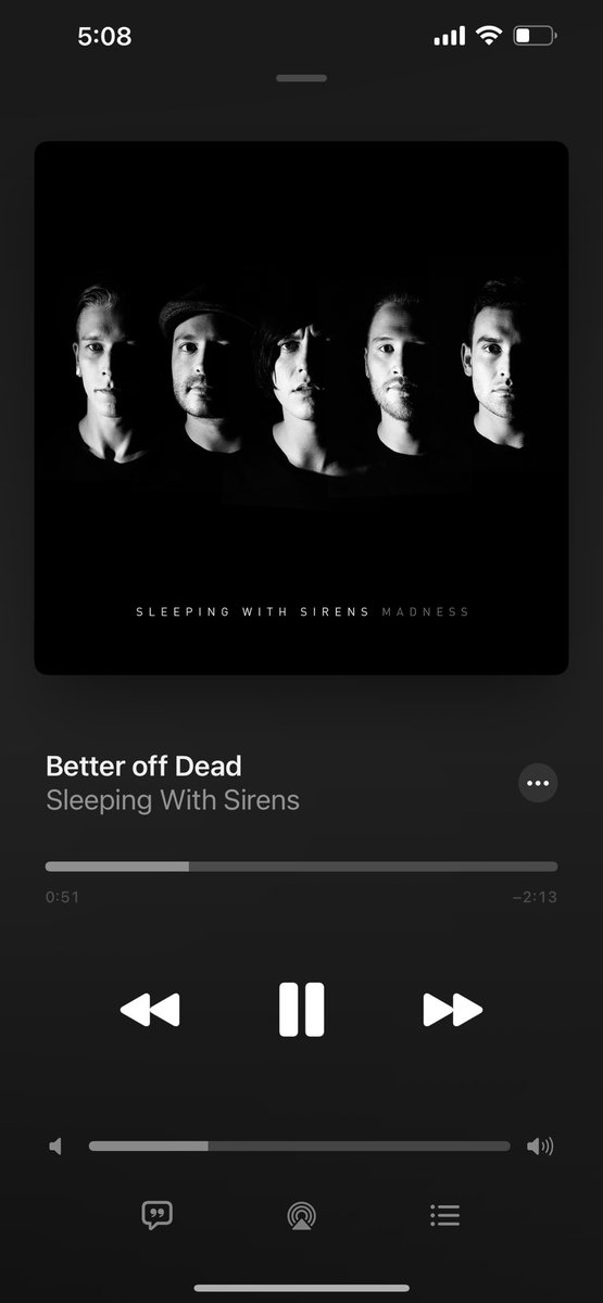 Oop! Ahora toca recomendar el lado obscuro de my babes 𝑠leeping 𝑤ith 𝑠irens con esta rolita con la que me he identificado un montón de veces. Just remember, nunca están solos, siempre hay alguien que querrá escucharlos, even me. 🤍

𝒇𝒓 ᴛhe ᴍuser ✷ tune–zone