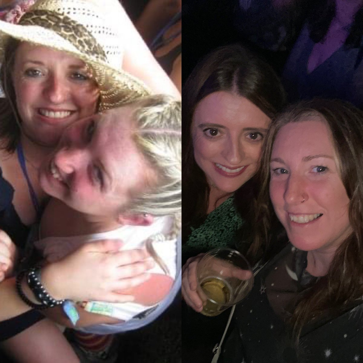 Kirstham's tweet photo. @paulsmithmusic @maximopark glasto 2009 vs the barrowlands 2022 https://t.co/3zwfLNEBMz