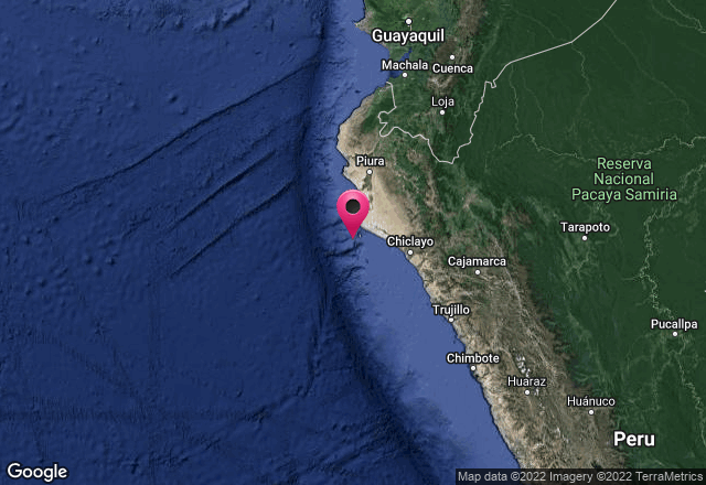 DHN_peru's tweet photo. #ÚltimoSismoNacional
NO GENERA TSUNAMI
13-10-22 17:06:07
Magnitud: 4.0 MW
Referencia: 116 km al S de Sechura, Sechura - Piura
Profundidad: 32.00 km
Fuente: IGP https://t.co/IJCstM0Uez