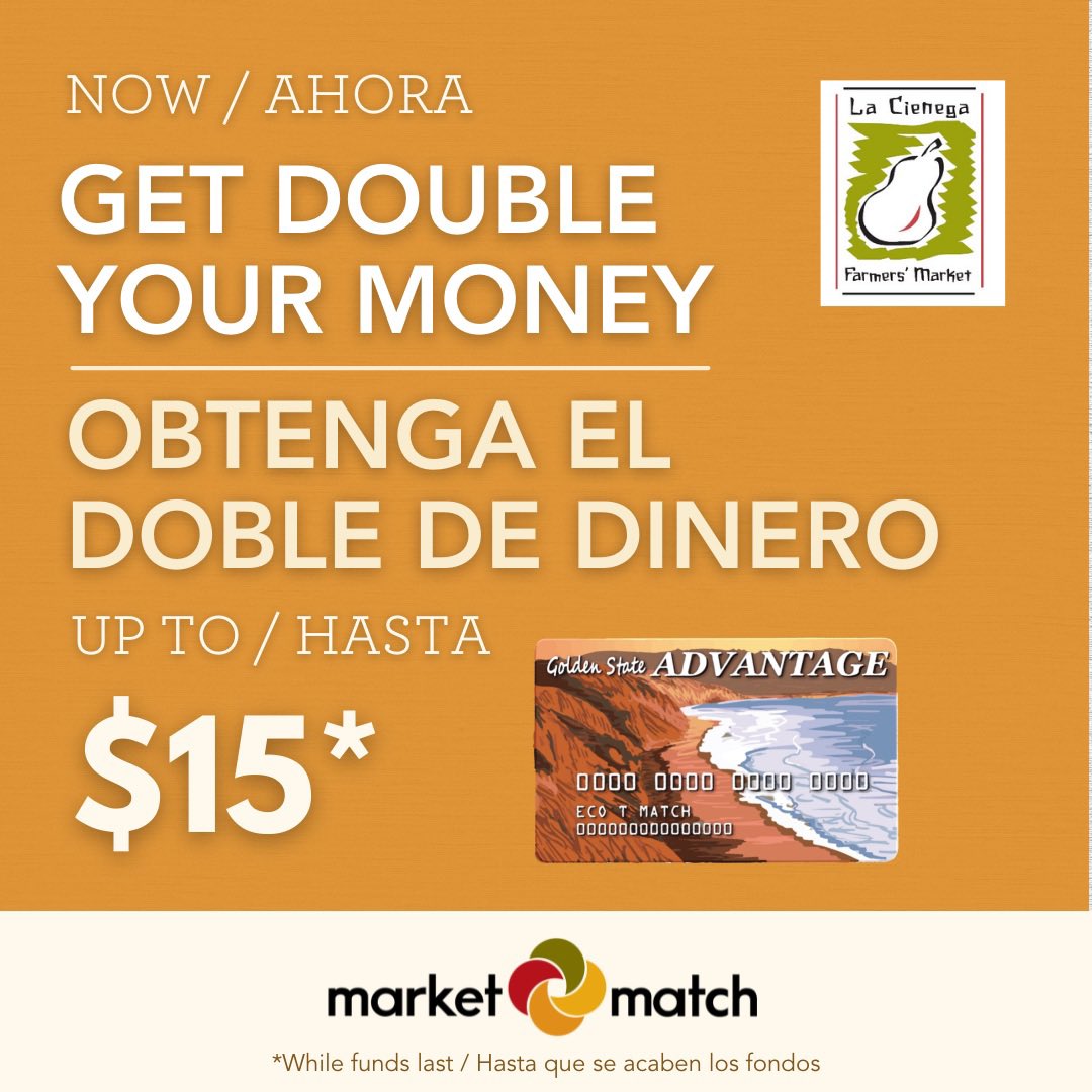 Our Market Match max has increased to $15! #marketmatch #ebt