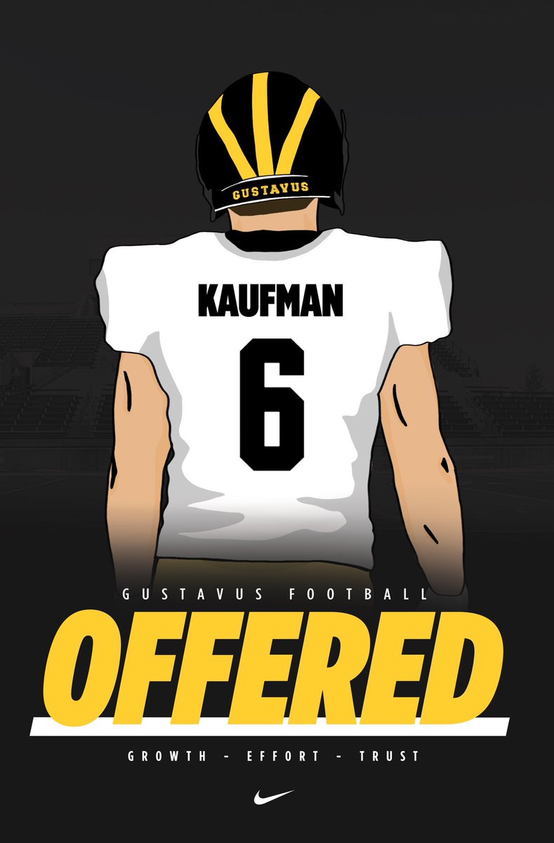 After a great phone call with <a href="/CoachRauen/">Landon Rauen</a> I’m excited to announce my 2nd roster spot offer from Gustavus-Adolphus @GAC_Football.