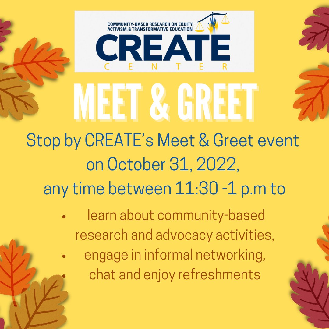 Please RSVP using the link below. Brief remarks will begin at 12:10 pm, but we look forward to seeing you whenever it’s convenient!

eventbrite.com/e/create-cente…