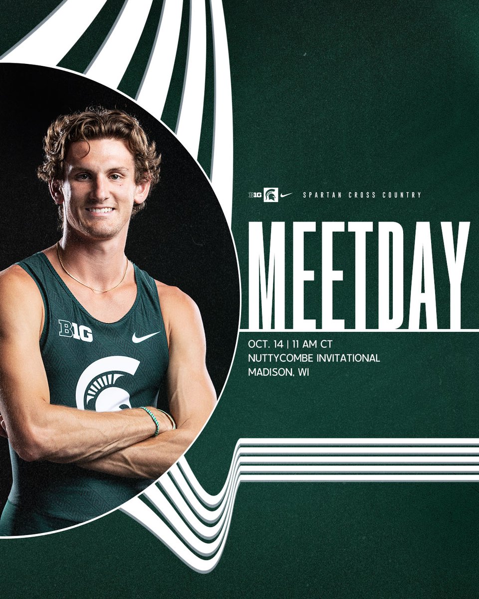 MEET DAY❗

🏃‍♂️ Nuttycombe Invite
📍 Madison, Wis.
⏰ 11 a.m. CT
📊 sprtns.co/3yzxNav
📺 sprtns.co/3rRzJY3 ($)

#GoGreen