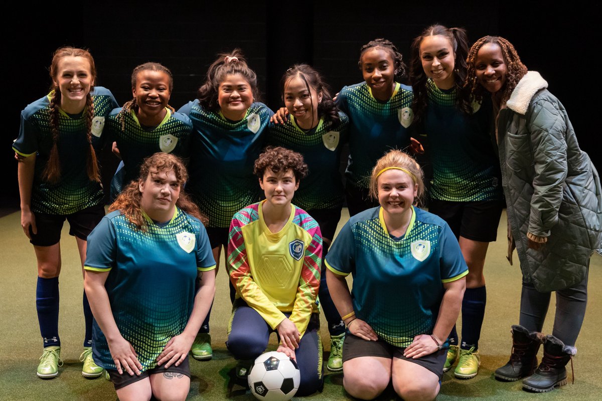 Opening tonight on a soccer field in the <a href="/citadeltheatre/">The Citadel | Edmonton Theatre</a>'s Rice Theatre (I kid you not!), The Wolves: the soccer field and the 'planet of teenage girls'. A <a href="/TheMaggieTree/">MaggieTree</a> production. Meet the director and producer in this 12thnight PREVIEW: bit.ly/3g2UBJh #yegtheatre