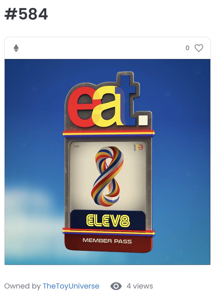TheToyMaker_'s tweet photo. I finally got my pass, It's an honor to be a part of this history and family, Cris, Pilla, and all the others have always taken care of me and supported me since the beginning!  thanks @0itsali0 for helping to make this happen! @EAT_COLLECTIVE_ @EAT_InSaNiTy @Pilla_eth https://t.co/2QHRCfM0xG