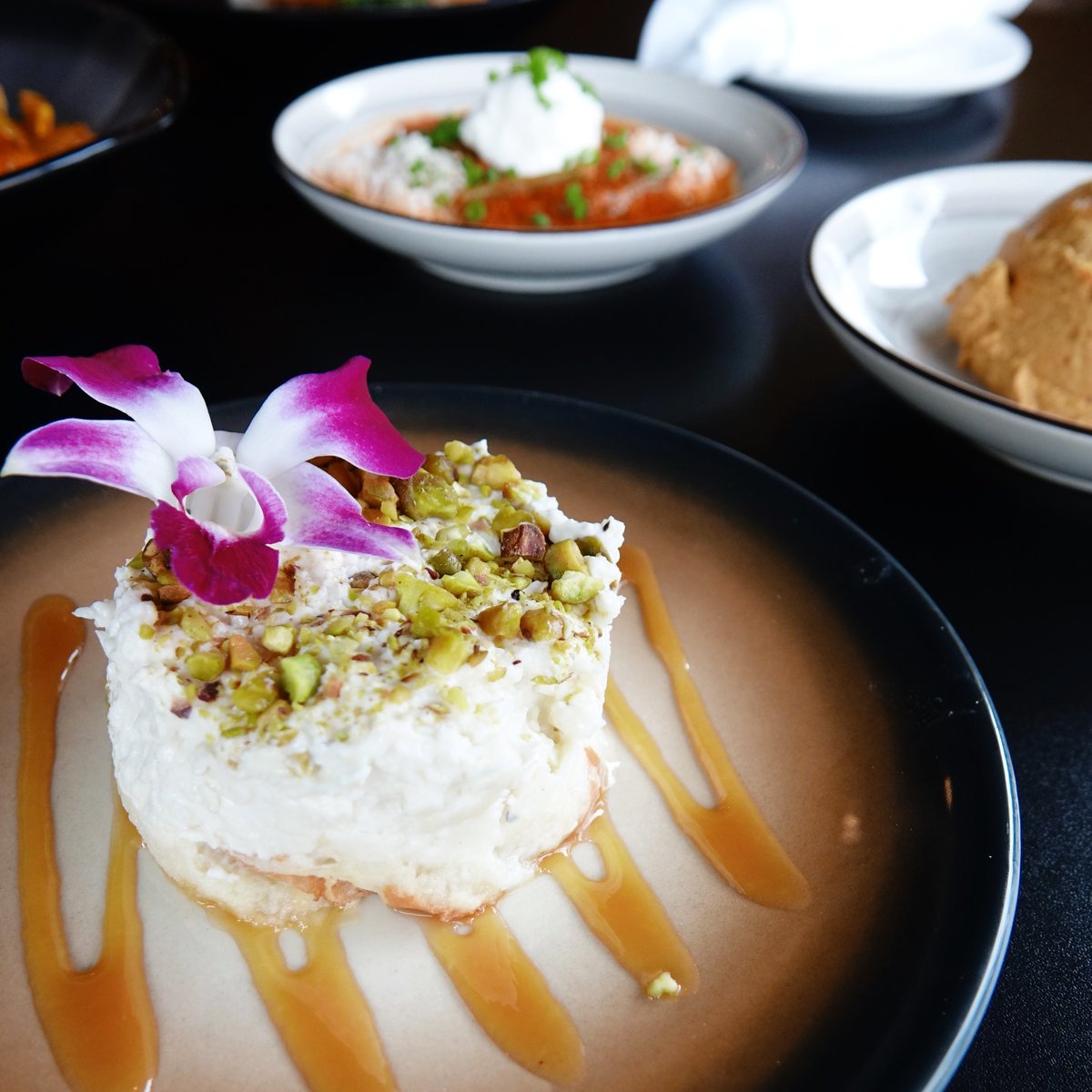 Feel like the queen / king that you are as you enjoy each bite of our Lebanese Aish El Saraya (which translates into“The Palace Bread”) ✨