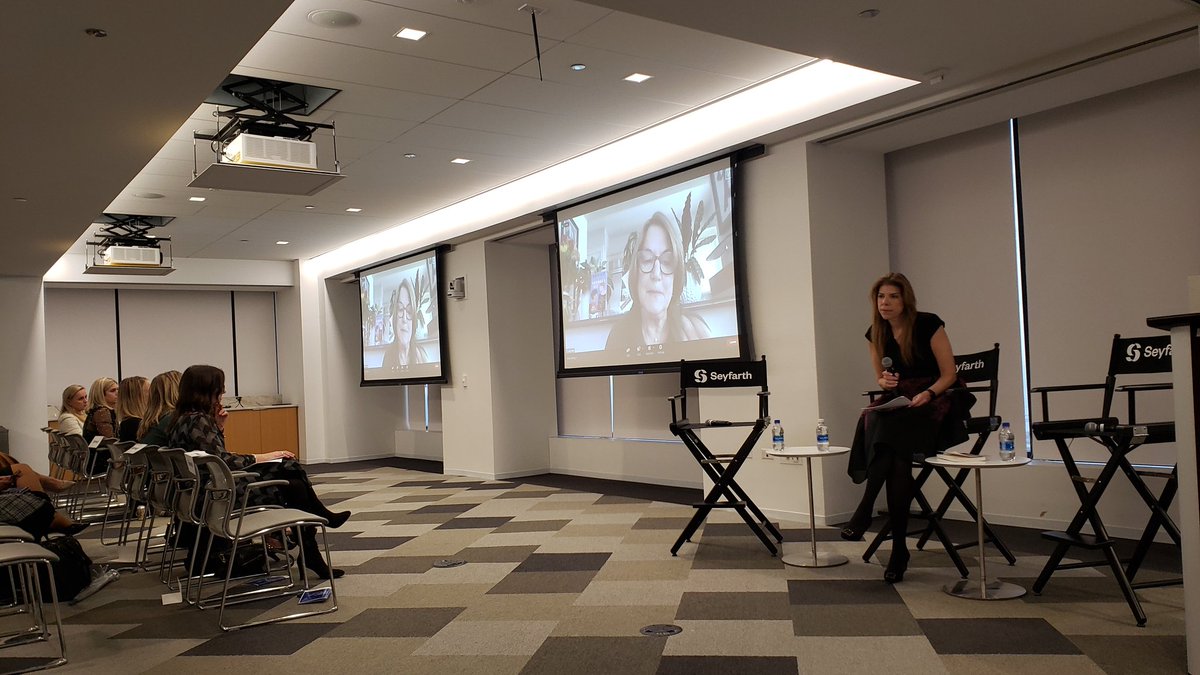 AngelaMsEsq's tweet photo. The first in-person annual meeting for the Coalition of Women's Initiatives in Law-Chicago Chapter hosted @seyfarthshawLLP Chicago. #cwil #cwilchicago @MsEsqMag https://t.co/px0ASEOYrC