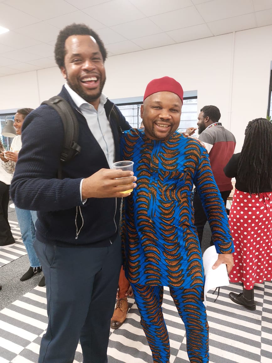 uche_igwe's tweet photo. #Ubuntucafe today @AfricaAtLSE was rich and energizing. I enjoyed every bit of it. I thank everyone who worked together to make it happen. "Do not drown your audacity" we were told. We have the power to challenge orthodoxy. @Tosin_Talks bring us back! #wearebuildingbridges https://t.co/kbkj2dZl62
