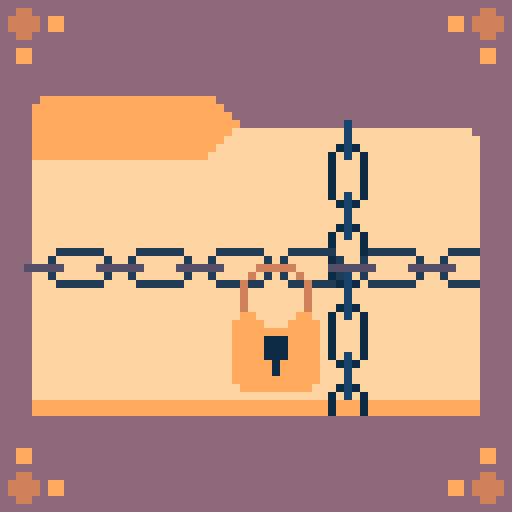 Please, uh, just don't open that #folder. And don't ask whats inside either. 🤫🧃
My #pixel_dailies entry for today! 
#PixelArt #pixelartist #aseprite #digitalart <a href="/Pixel_Dailies/">Pixel Dailies</a>