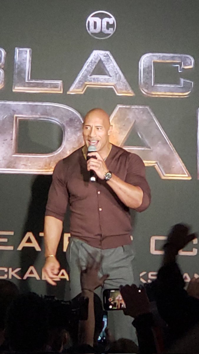 SarahGopaul's tweet photo. .@TheRock is back in Toronto!
#BlackAdam 
#BlackAdamRocksCanada
@WarnerBrosCA https://t.co/w1r6vEdoDM