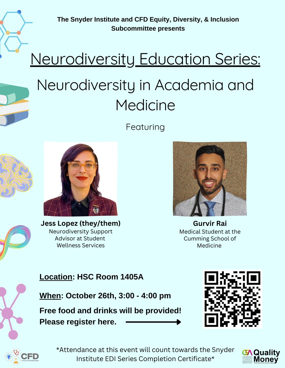HBITOUC's tweet photo. (2/2) This event will feature talks from experts in the field and those with lived experiences. We aim to raise awareness and stimulate discussion about neurodiversity in academia as well as highlight resources for neurodivergent-identifying students.

https://t.co/FdkIpOUbq9 https://t.co/YPT89Li1vR