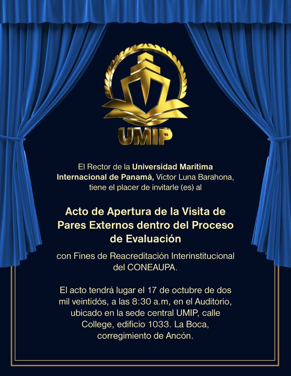 lunabarahona's tweet photo. La visita de pares evaluadores externos nos permitirá cotejar, con visuales externas autorizadas, la pertinencia de las funciones universitarias y nuestra imagen institucional @umaritima
¡¡¡Bienvenidos pares evaluadores externos!!! https://t.co/FcaPe5GxY4