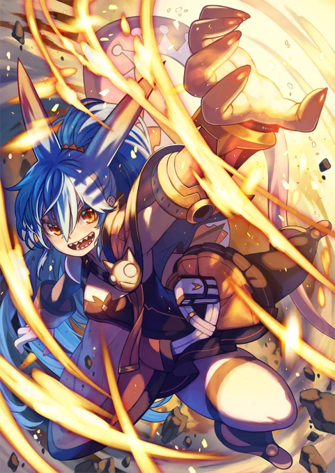 Hello #PortfolioDay I am a Japanese illustrator who draws bright and fun fantasy character illustrations.My main work is illustrations for TCG. I am interested in illustration and character design, so please DM or email me for work requests.【My art】 