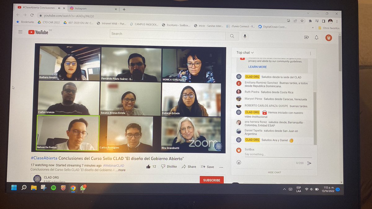 Eneste momento #ClaseAbierta Conclusiones del Curso Sello CLAD “El Diseño del Gobierno Abierto” un tema que el  <a href="/DAFP_COLOMBIA/">Función Pública</a> deberia promover, atender y aplicar! <a href="/petrogustavo/">Gustavo Petro</a>