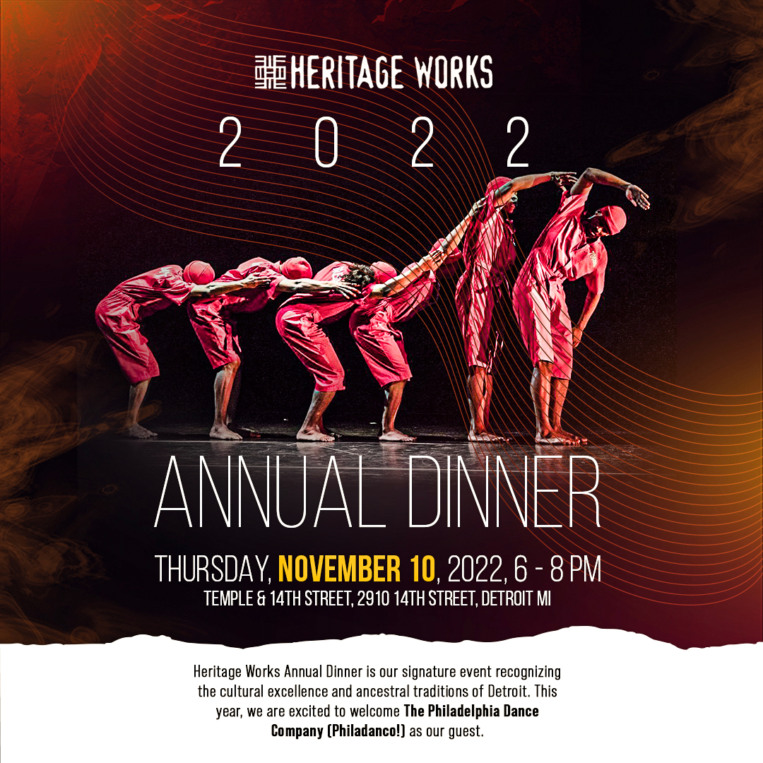 HeritageWorks's tweet photo. Big Announcement! 

Heritage Works is celebrating 20 years of promoting community, culture, and arts by hosting the incomparable Philadelphia Dance Company @PhiladancoC  November 9-11, 2022.

More information on tickets can be found here: https://t.co/VOhQr97bOi https://t.co/byjFRflGzW