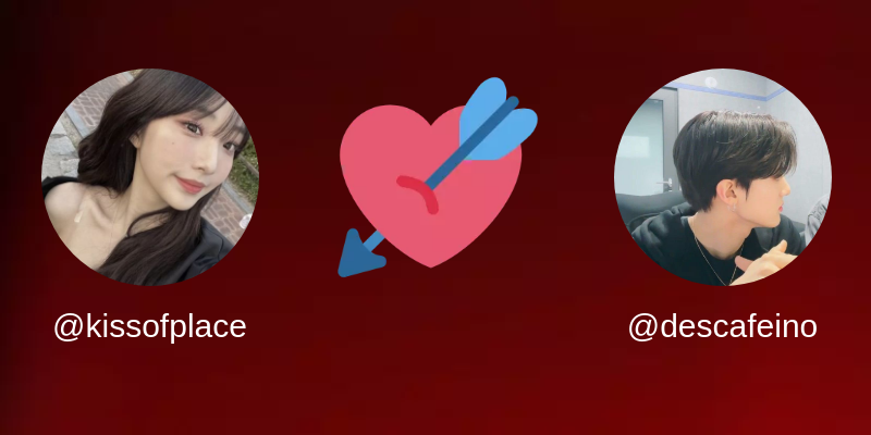 kissofplace's tweet image. Meu/Minha Namorado/a do Twitter é: @descafeino

Descubra o seu em funaroundy.click/twittercrush?l…

⠀