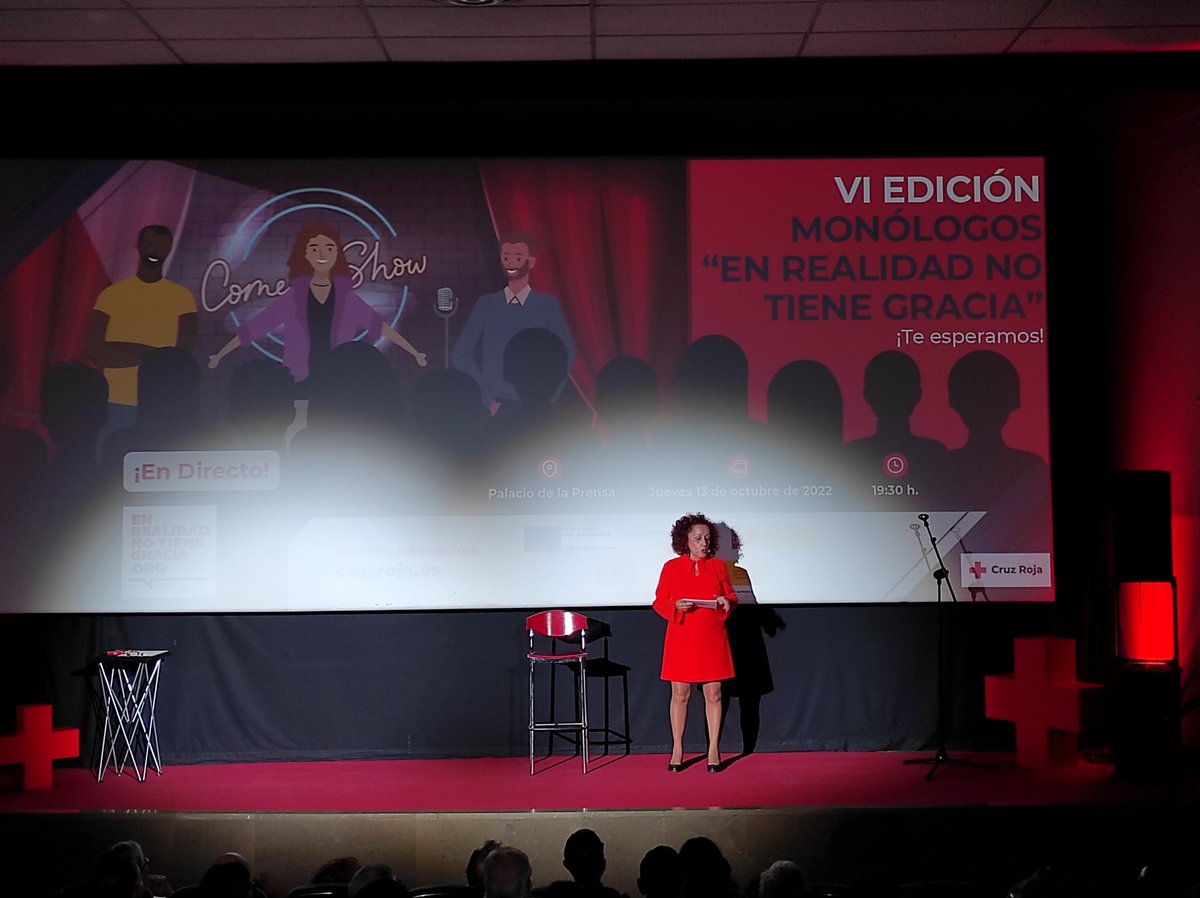 Ya estamos en los monólogos #EnRealidadNoTienaGracia. <a href="/CruzRoja_Empleo/">Plan de Empleo de Cruz Roja</a> en <a href="/CruzRojaMadrid/">Cruz Roja en la Comunidad de Madrid</a>