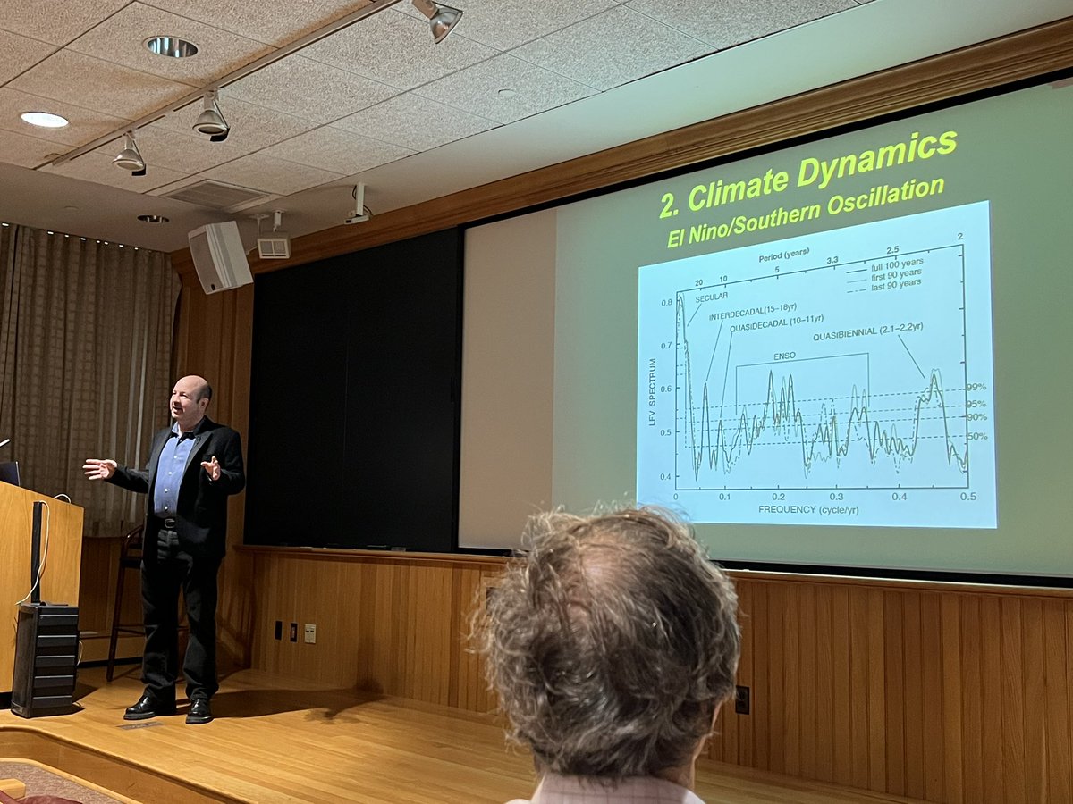 PennCSSM's tweet image. “We study the past so that we can hopefully predict the future..” -@MichaelEMann on why studying paleoclimatology is important for understanding modern #climatechange #pcssm #penncssm #upenn #pennclimateweek