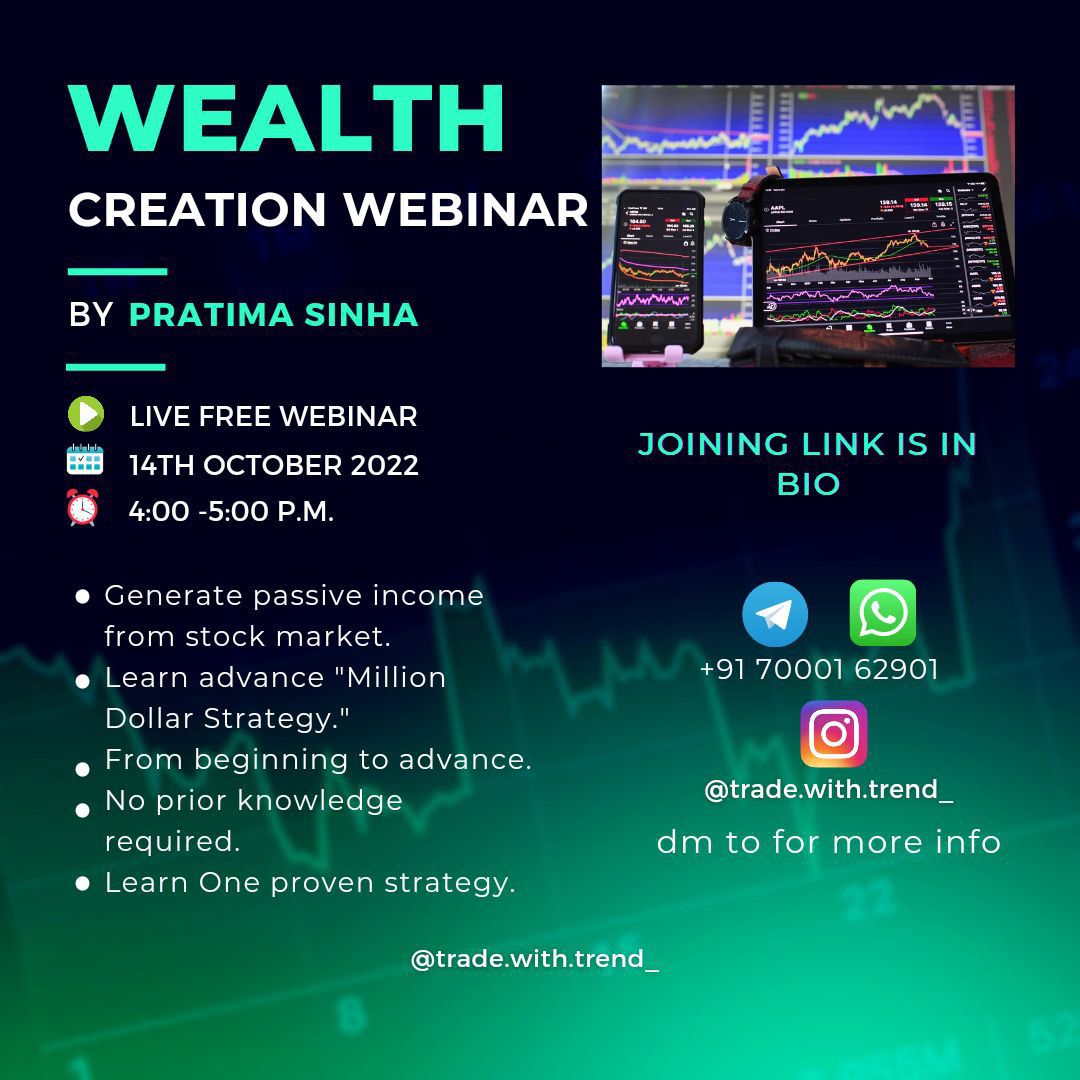 TradeWithTrend4's tweet photo. U r invited to a scheduled Zoom meeting. 

Topic: stock market 
Time: Oct 14, 2022 04:00 PM Mumbai, Kolkata, New Delhi 

Join Zoom Meeting 
https://t.co/M3nHzMEhtY 

Meeting ID: 771 1478 8510 
Passcode: success

Pla join on time https://t.co/srhETw5EpS