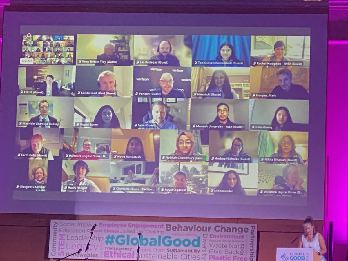 GlobalGoodAward's tweet photo. And we’re underway! Absolutely delighted to see our virtual attendees joining our first hybrid event. #GlobalGood #awards https://t.co/QDZ2EKNzK8