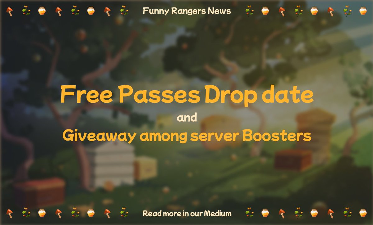 Upcoming Events of Funny Rangers!
medium.com/@funnyrangers/…
#NFT #NFTs #NFTDrop #Drop #WAX #NFTpacks 
#AtomicHub #NFT #WAXP #PlayToEarn #NFTGiveaways #Giveaways #WAX