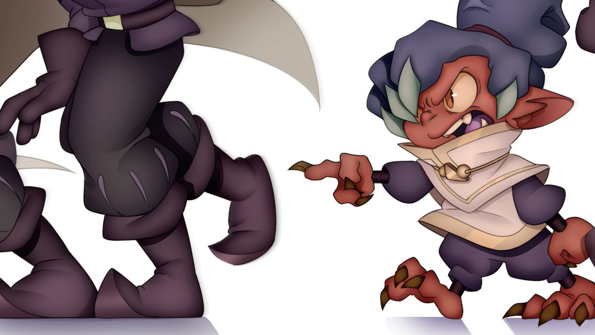 sneak peek of my piece for the owl house gallery nucleus show~